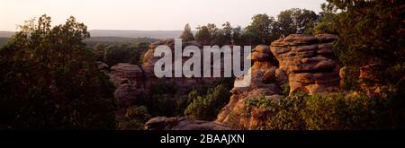 Garden of the Gods Wilderness, Shawnee National Forest, Illinois, USA Stock Photo