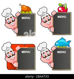 Website design template menu elements with icons set: Image Stock Vector