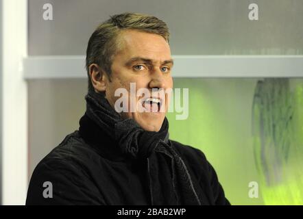 Birmingham City manager Lee Clark Stock Photo