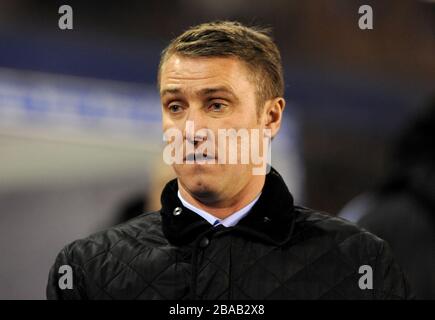 Birmingham City manager Lee Clark Stock Photo