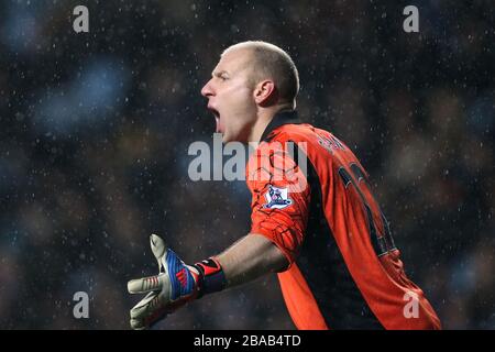 Bradley Guzan, Aston Villa goalkeeper Stock Photo