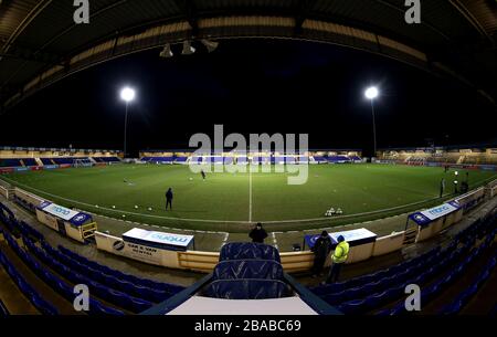 General view of the Lookers Vauxhall Stadium ahead of the FA Women's Super League match