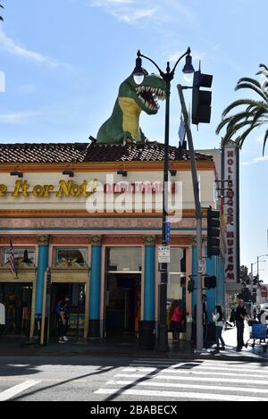 HOLLYWOOD, CA/USA - JANUARY 27, 2020: The Hollywood Ripley’s Believe It or Not Odditorium Stock Photo