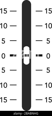 equalizer slider button. Stock Vector illustration isolated on Stock Vector