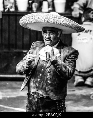 Vicente Fernandez en el palenque de la Expo Gan Sonora.  16may2009. Stock Photo