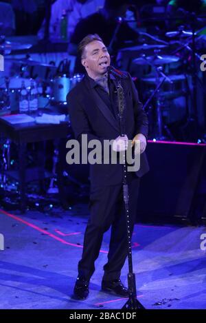 Cristian Castro durante la noche de su concierto 17 Mayo 2017 y madrugada del día 18 en el palenque de la Expogan. ( Photo/Luis Gutierrez/NortePhoto.c Stock Photo