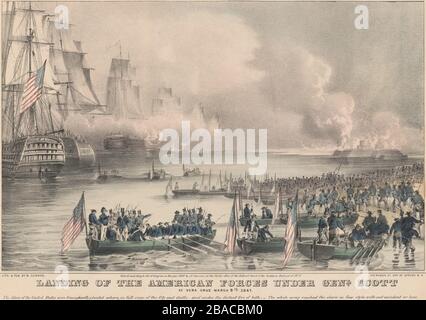 Bombardment of Veracruz, at the, Battle of Veracruz (Siege of Vera Cruz ...