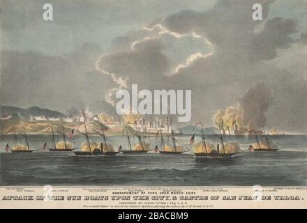 Bombardment of Veracruz, at the, Battle of Veracruz (Siege of Vera Cruz ...