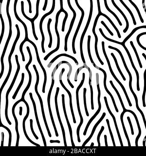 dactyloscopic finger print seamless pattern Stock Vector