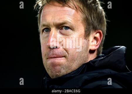 Brighton and Hove Albion manager Graham Potter Stock Photo