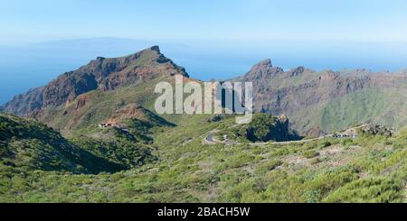 Teno mountains near Masca village, Tenerife, Canary Islands, Spain Stock Photo