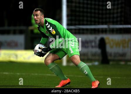 Fleetwood Town goalkeeper Alex Cairns Stock Photo