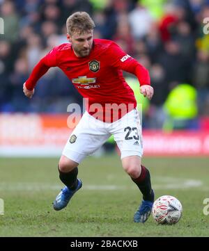 Manchester United's Luke Shaw Stock Photo