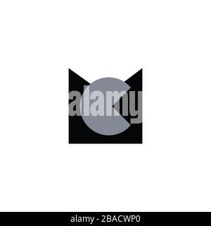 Initial Letter mc logo or cm logo vector design template Stock Vector