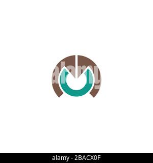 Initial Letter mc logo or cm logo vector design template Stock Vector
