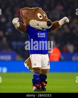 Leicester City mascot Filbert Fox Stock Photo