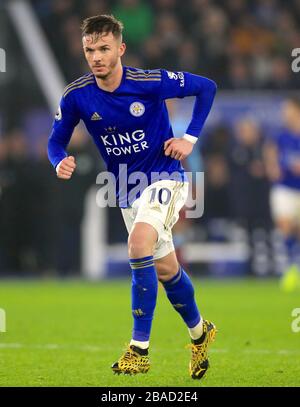 Leicester City's James Maddison Stock Photo