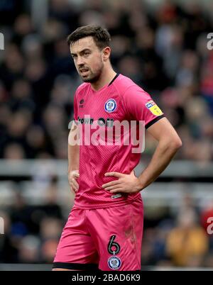 Rochdale's Eoghan O'Connell appears dejected Stock Photo