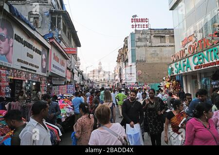 Crawford market area in Mumbai, India Stock Photo