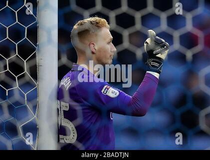 Sheffield Wednesday goalkeeper Cameron Dawson Stock Photo