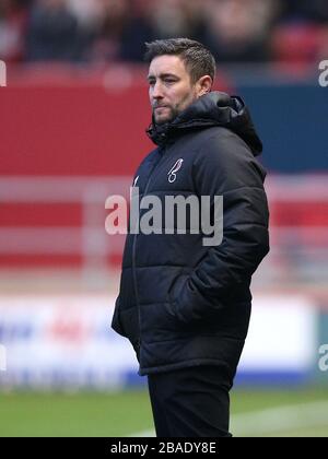 Bristol City manager Lee Johnson Stock Photo