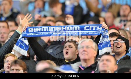 Birmingham City fans Stock Photo