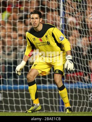 Brad Jones, Liverpool goalkeeper Stock Photo