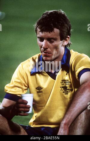 Graham Rix - Arsenal,  after missing in the penalty shoot out Stock Photo