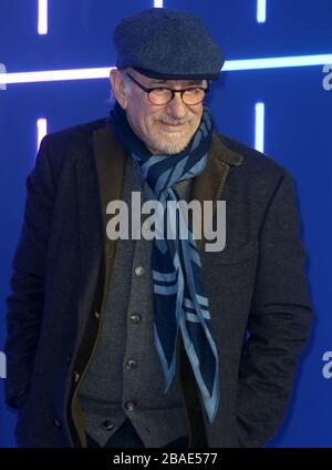 Mar 19, 2018 - London, England, UK - European Premiere of 'Ready Player One',    Photo Shows: Steven Spielberg Stock Photo