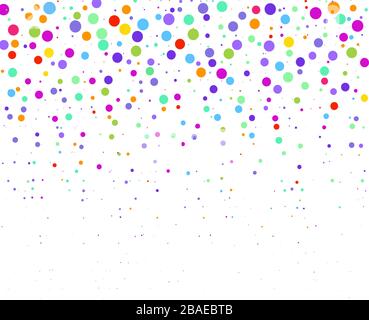 Colored polka dots on white background Stock Vector Image & Art - Alamy