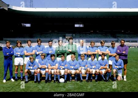 Manchester City Squad: (back Row, L-r) ?, Willie Donachie, Mike Doyle 