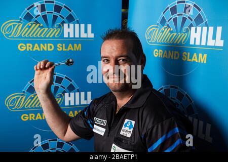 Dean Winstanley pictured at the William Hill shop in Wolverhampton Stock Photo