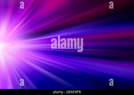 Zoom move fast effect of high speed business concept abstract for background violet blue color tone Stock Photo