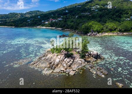 Anse Royale beach in Mahe Island Seychelles Stock Photo