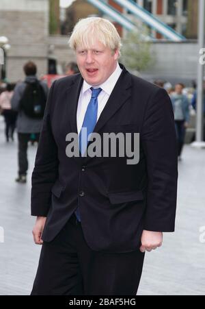 May 7, 2013, London, United Kingdom: (EDITORâ€™S NOTE: Image Archived 07/05/2013).Boris Johnson launches 'Big Lunch 2013' at a Photo call near City Hall, London..Prime Minister Boris Johnson MP has tested positive for coronavirus, Downing Street has announced that Mr Johnson has mild symptoms and will self-isolate in Downing Street. He will still be in charge of the government's handling of the crisis, the statement added. (Credit Image: © Keith Mayhew/SOPA Images via ZUMA Wire)