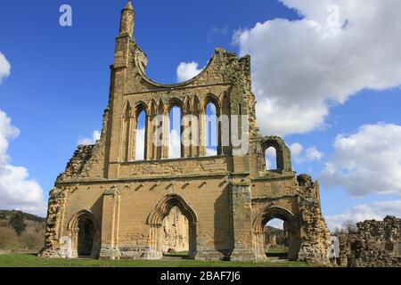 Byland Abbey, North Yorkshire Stock Photo