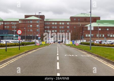 Glasgow, UK. 27th Mar, 2020. General View of the Golden Jubilee National Hospital in Clydebank, Credit: Colin Poultney/Alamy Live News Stock Photo