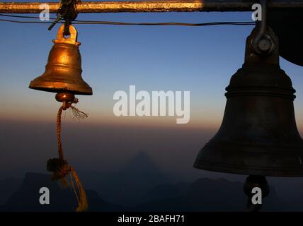 Shadow of Adam's peak Stock Photo