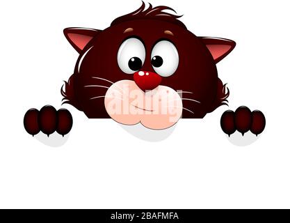 Cute cat face feline cartoon animal icon Vector Image