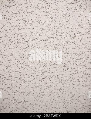 White textured non-directional pattern ceiling panel Stock Photo
