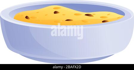 Food oatmeal icon. Cartoon of food oatmeal vector icon for web design isolated on white background Stock Vector