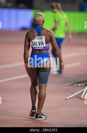 DOHA - QATAR - SEP 29: Yarisley Silva (CUB) competing in the women's pole  vault final during day three of 17th IAAF World Athletics Championships  Doha Stock Photo - Alamy