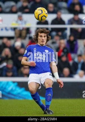 Caglar Soyuncu of Leicester City - Newcastle United v Leicester City, Premier League, St James' Park, Newcastle upon Tyne, UK - 1st January 2020  Editorial Use Only - DataCo restrictions apply Stock Photo