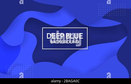 Blue Abstract Background, Brochure, Poster, Flyer. Liquid Shape design with dynamic circle abstract. Motion vector Illustration. Stock Vector