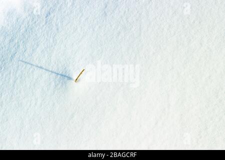 Snow texture. Abstract winter background. Stock Photo