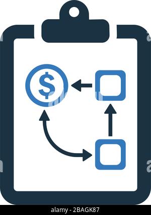 Well organized and fully editable Vector Business planning icon for vector stock and many other purposes. Stock Vector
