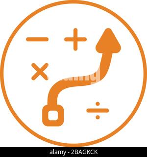Well organized and fully editable Vector Business Planning icon, strategy, tactics, account of money for vector stock and many other purposes. Stock Vector