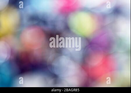bright tender multi-colored bokeh Stock Photo