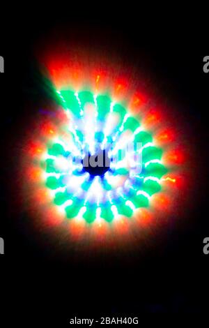 Abstract light trails Stock Photo