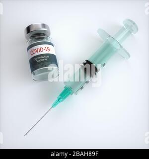 Covid-19 vaccine, conceptual image Stock Photo